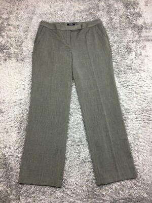 Rafaella Straight Leg Dress Pants Womens Size 12P Petite Brown Beige Black