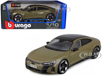 2022 AUDI RS E-TRON GT DARK GREEN 1/18 DIECAST MODEL CAR BY
