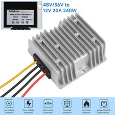DC-DC 48V/36V to 12V 20A 240W Step Down Reducer Buck Power Converter Regulator
