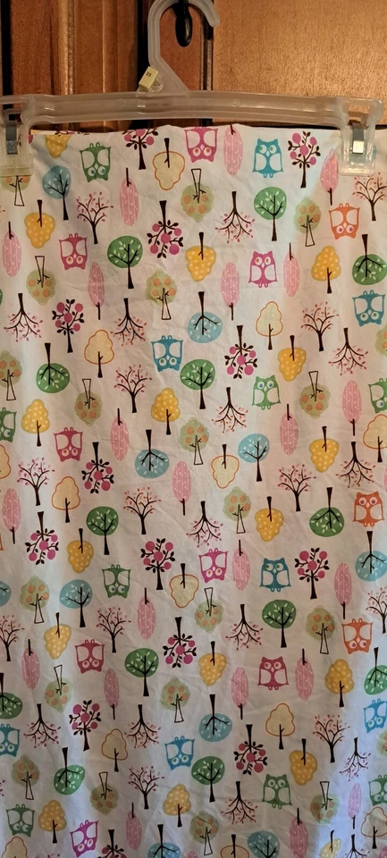 Edredom Pottery Barn Kids BROOKE OWLS 100% algodão orgânico tamanho duplo excelente estado - Imagem 2 de 4