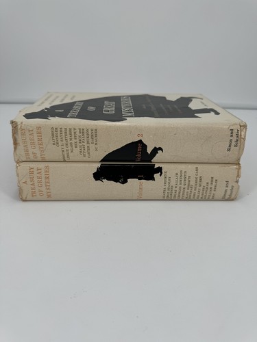 A Treasury of Great Mysteries Bände 1 & 2 1957 Haycraft Beercroft