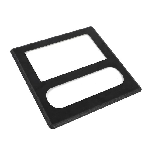 FOR 1990-1993 FOX BODY MUSTANGS RADIO RELOCATION DOUBLE DIN TRIM BEZEL BRACKET - Picture 12 of 12