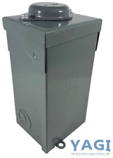 Square D QO24L70RB Load Center 70A 120/240V 1PH 3W 2 Spaces NEMA 3R w/15A Breake