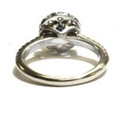 GIA certified Vera Wang 14k white gold 1.45ct round diamond engagement ring 4g — photo 3