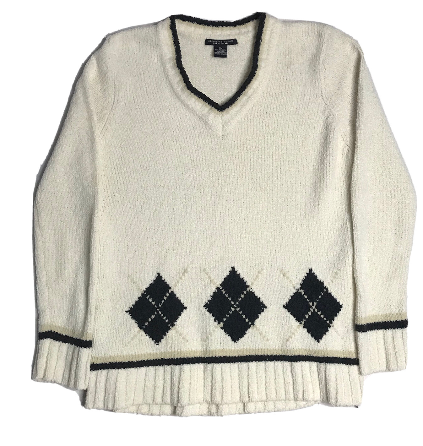 Sweater Womens XL Ivory Pullover 