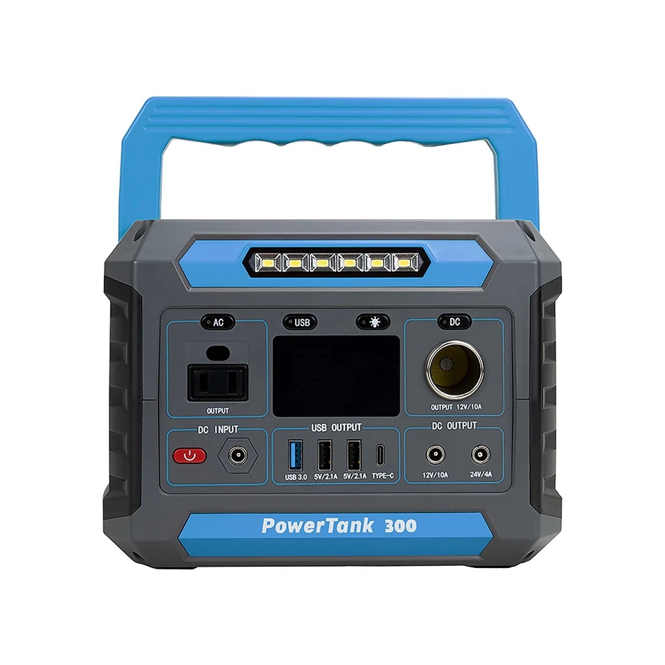 Portable Power Station 300W Camping Outdoor Emergency Fast Charging Laptop Drone - Image 2 of 4