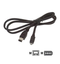VMC-IL4615 i.LINK 4-pin to 6-pin DV Transfer Cable for Sony Handycam Camcorders