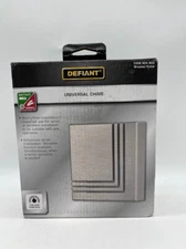 Defiant Wireless or Wired Doorbell Chime, Brushed Nickel 18000020
