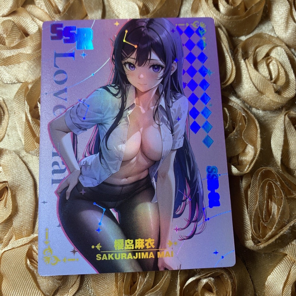 Mai Sakurajima Rascal Does Not Dream Goddess Story SSR Anime Foil Girl Card