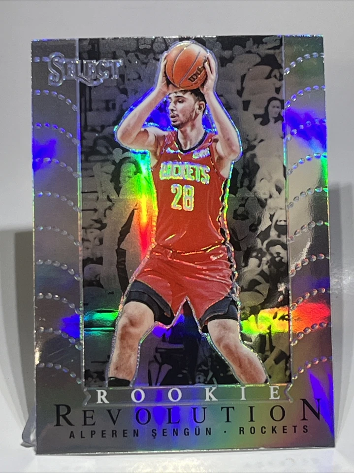 2021-22 Panini Select Revolution SILVER PRIZM PARALLEL Alperen Sengun Rookie RC - Image 2 of 4