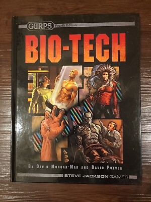 Gurps 4th Edition Bio-Tech HC NM