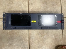 Datavideo TLM-702HD 2x 7" LCD Rack Monitor, Blue Color 4 Screens; With Charger