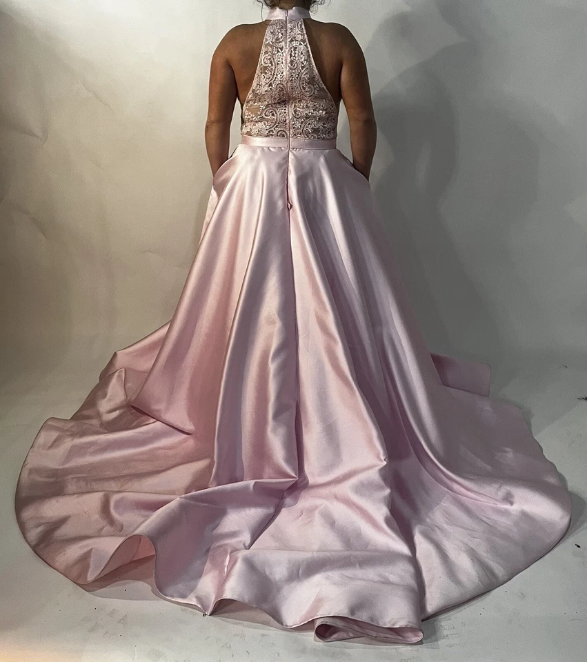Sherri Hill Light Pink Ball Gown - Size 16 - Image 3 of 4