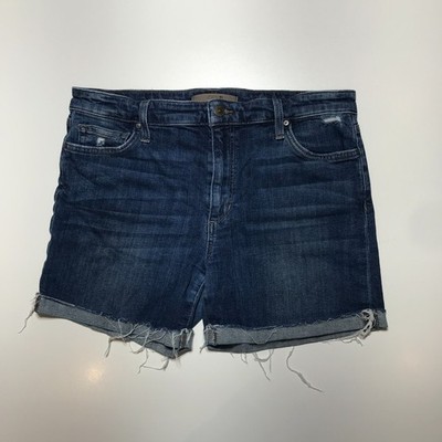 Joe's Jeans Shorts Womens W30 Cuff Cut Off Distress in Pockets & Hem Mid Rise