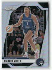 Diamond Miller 2024-25 Panini Prizm WNBA Silver Minnesota Lynx #63