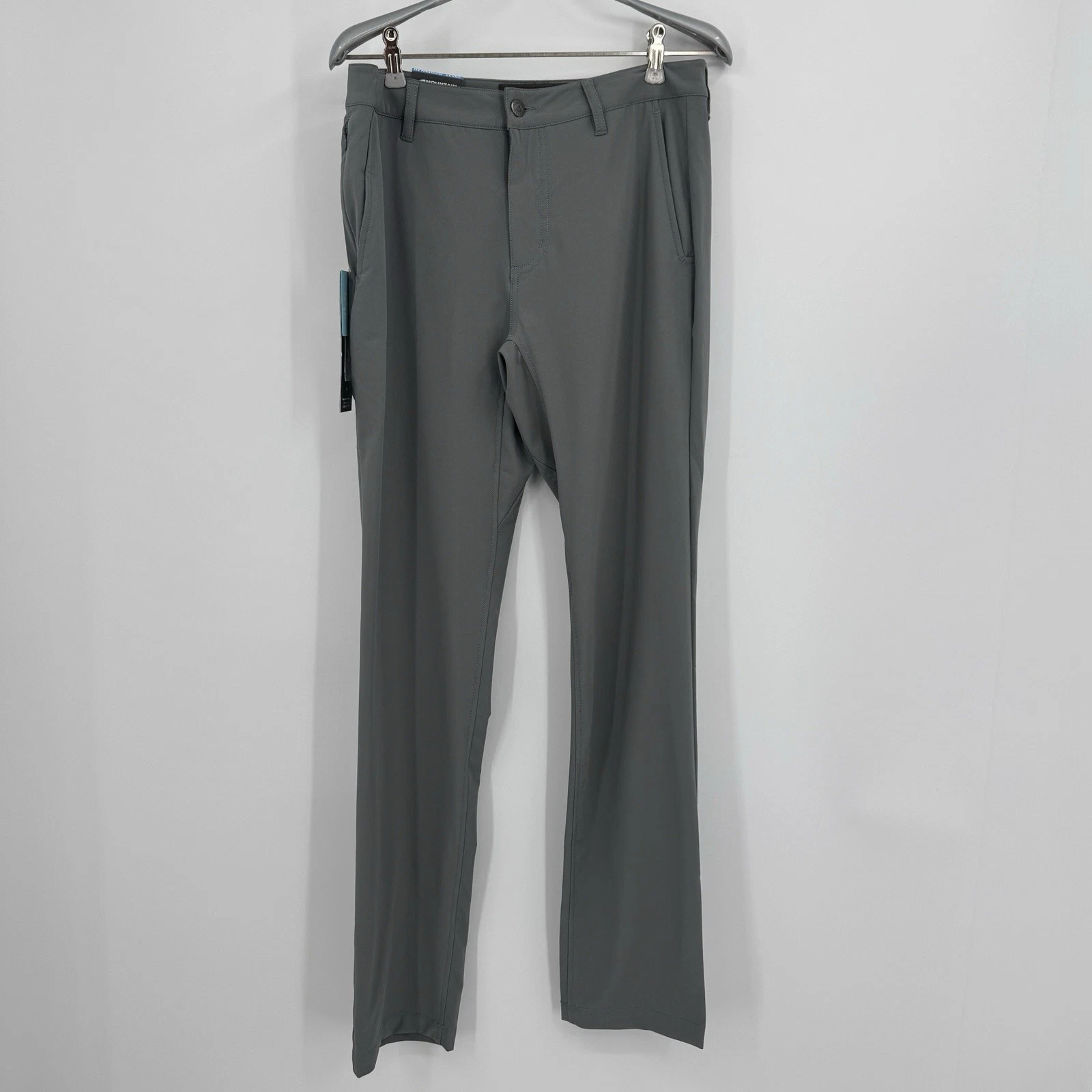 Mountain Khakis Modern Fit Waterrock Pants Size 32x30 Gunmetal Performance