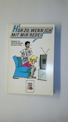 121757 Alfred Brodmann HÖR ZU, WENN ICH MIT MIR REDE Cartoons