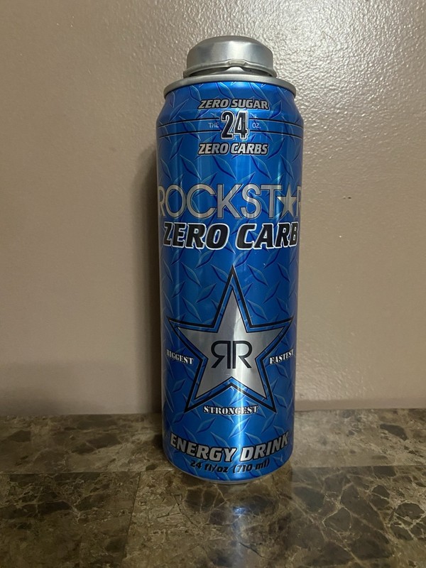 Rockstar Zero Carbs Empty Can