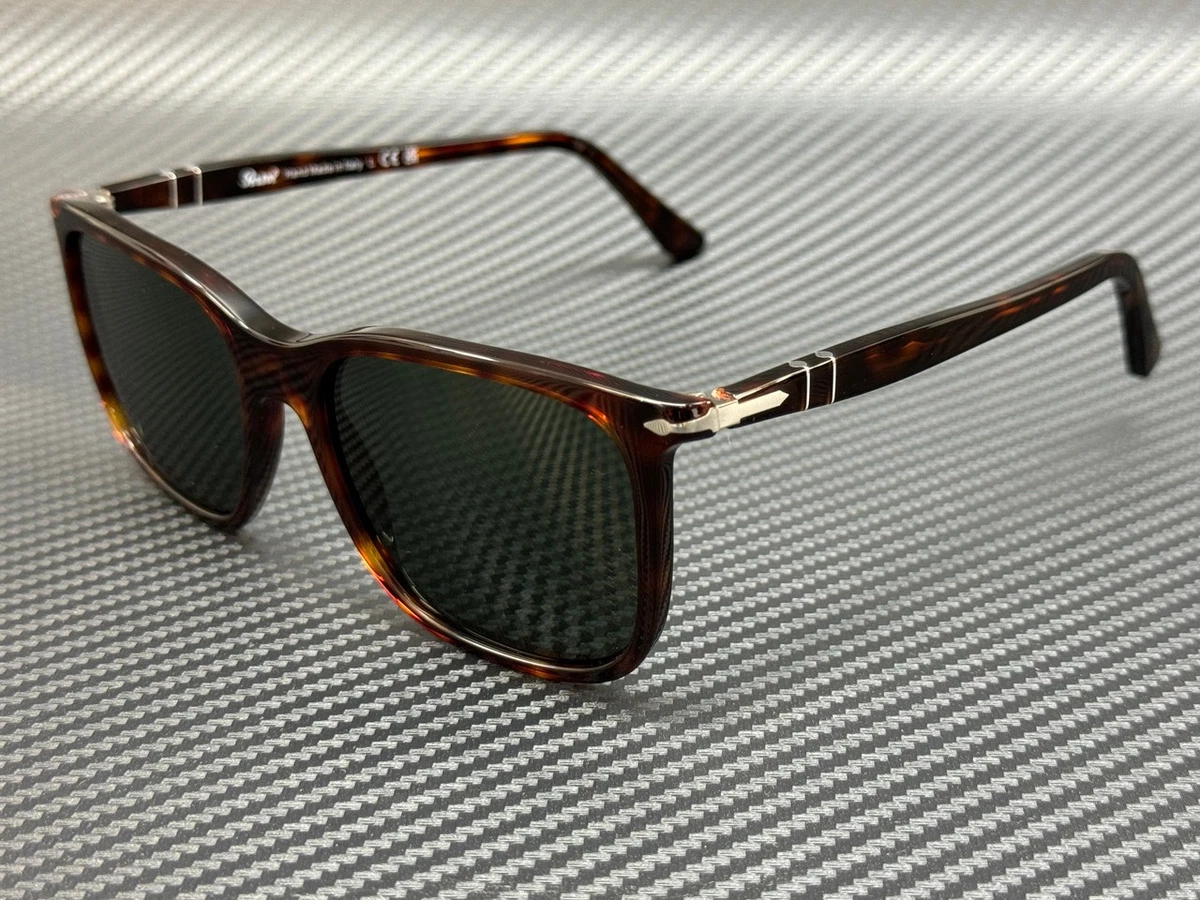 PERSOL PO3357S 24 31 RENZO Brown Havana Green Unisex 56 mm Sunglasses