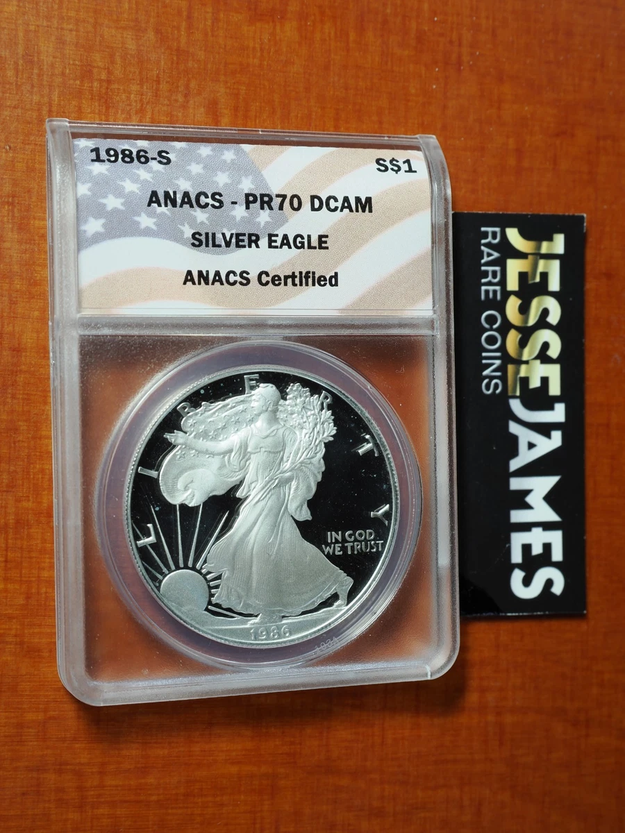 American Eagle PR 70 Graded Silver Bullion Coins 1986 for sale | eBay