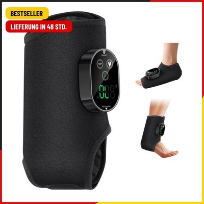 3-in-1 Fußmassagegerät Elektrisches Kabellos mit 3 Massage-Modi, 6 Wärmestufen &