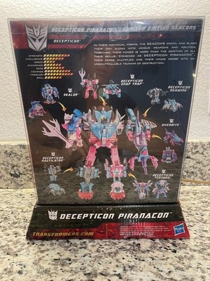 Hasbro Transformers G1 Commemorative Seacons Decepticon Piranacon