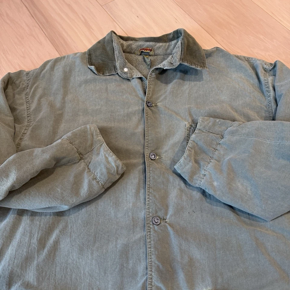 Abrigo Vintage Gramicci Chore XL Verde Chaqueta Forrada Pesada Invierno Prendas Exteriores Foto 4 de 4