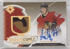 2019-20 Ultimate Collection Rookies Gold /49 Tier 1 Adam Boqvist Patch Auto 0q5