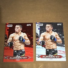 Topps Stadium Club 2025 Assu Almabayev UFC Rookie 2 Card Lot