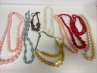 Lot Of 10 Vintage Beaded Necklaces Costume Jewelry Wearable