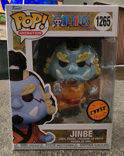 Funko Pop! Animation: One Piece Jinbe Chase Vinyl Figure #1265 with Protector