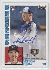 2019 Update 1984 Topps Baseball Rookie 150th Anniversary Keston Hiura Auto 0cc9