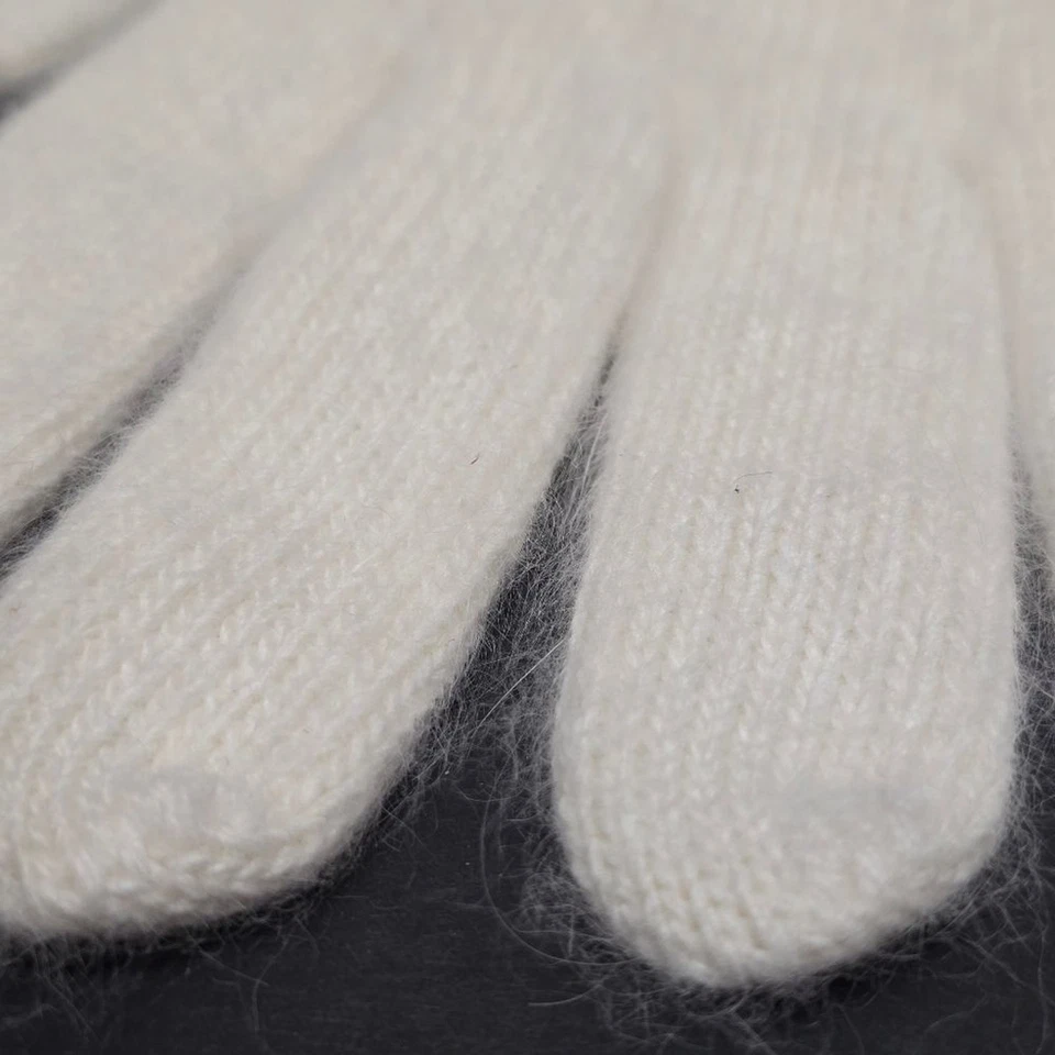 Parkhurst с белый Angora кролика волос и ягненка шерсти перчатки Канада новый без ЯРЛЫКОВ - Изображение 3 из 4