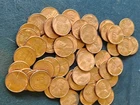 1947 Lincoln Wheat Penny Cent - BU Roll