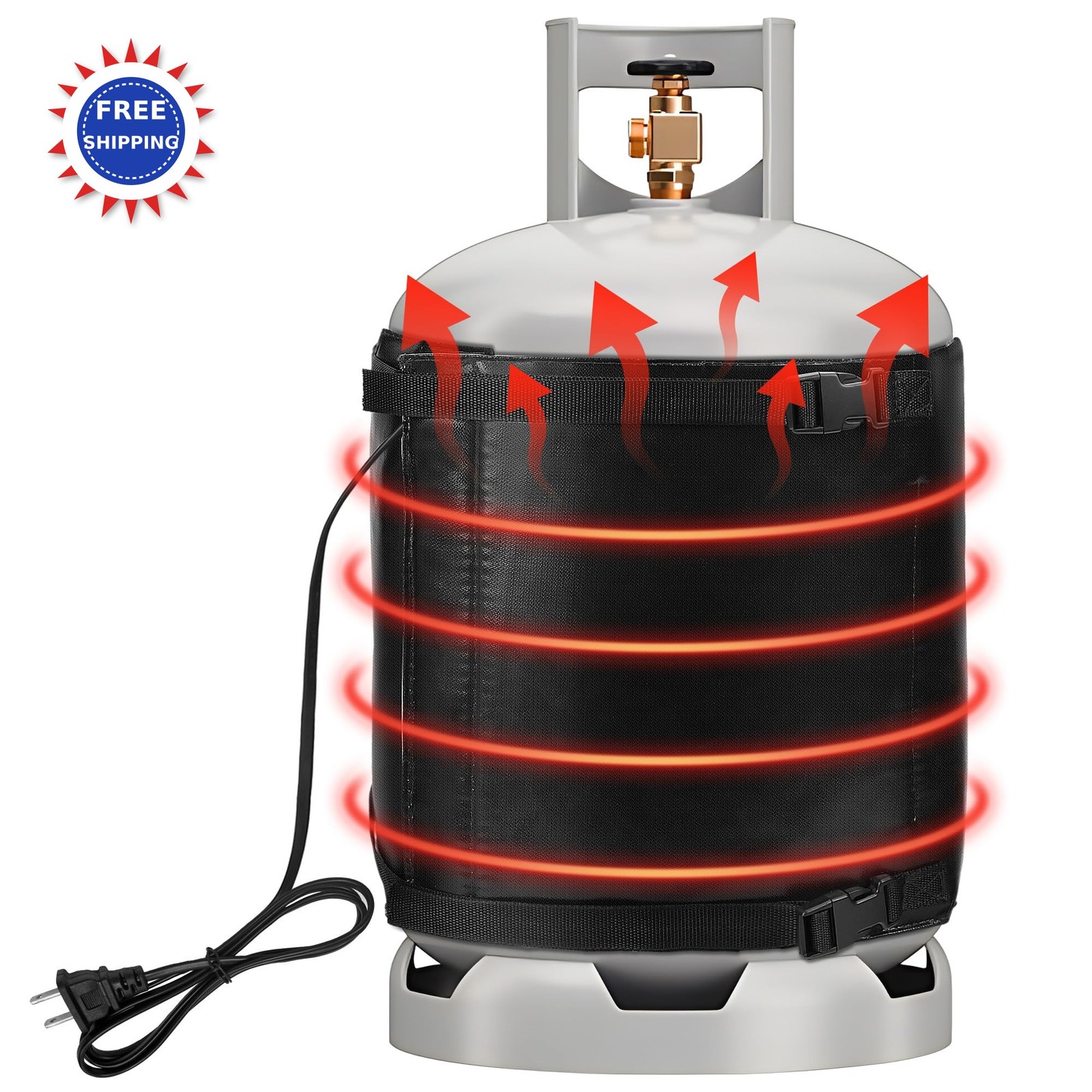 Blanket Gas Lp Cylinder Warmer 40 Lb Temperature Control 85