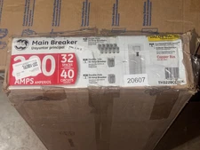 GE Indoor Main Breaker Panel 200A 32 Space 40 Circuit Value Set TM3220CCU2K (OB)