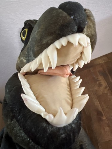 Folkmanis Tyrannosaurus T-Rex Hand-Puppet/Plush LARGE 24”!Huge Dinosaur! - Picture 4 of 15
