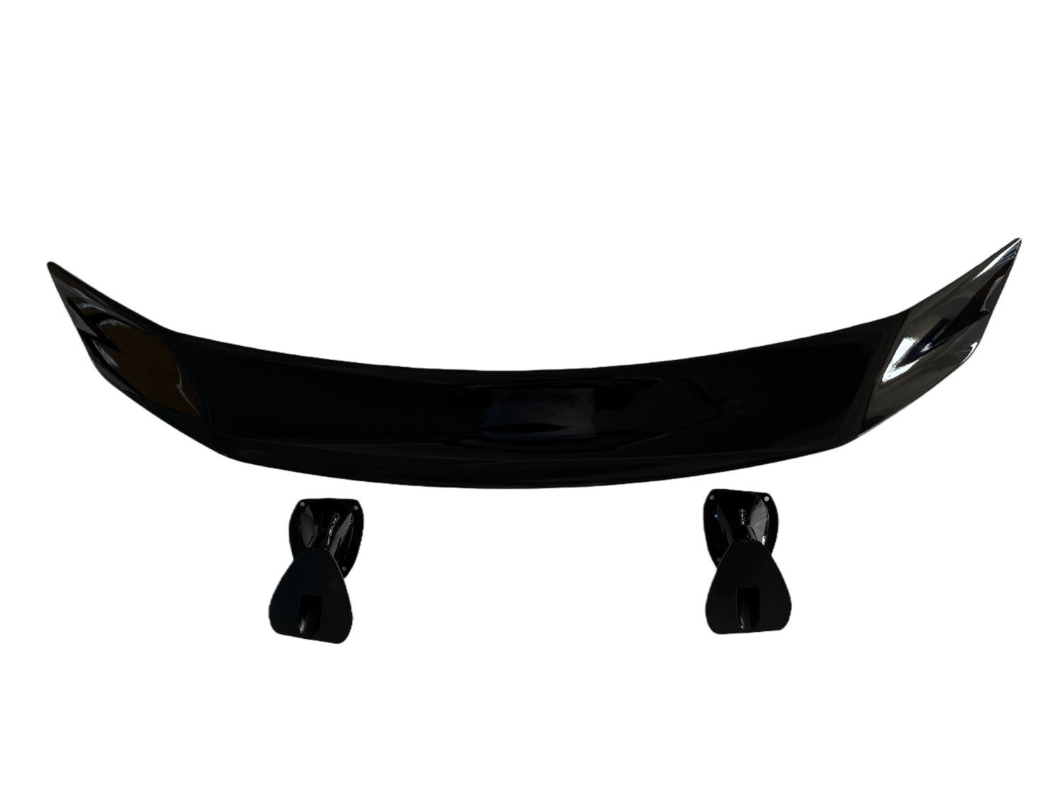 Gloss Black Rear Trunk Spoiler Lip Roof Tail Wing For Maserati Quattroporte