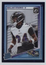 2025 Panini Donruss Optic Rated Rookie Purple Stars Prizm /15 Malaki Starks RC