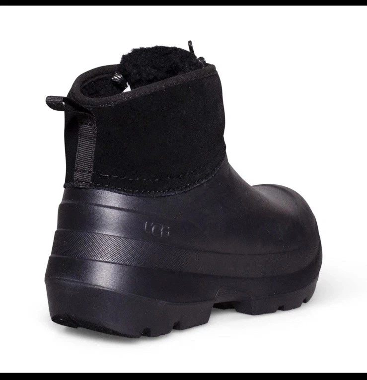 UGG TASMAN X LACE BLACK SUEDE WOOL WATERPROOF WOMEN'S BOOTS SIZE US 8/UK 6 NEW - Image 3 of 4