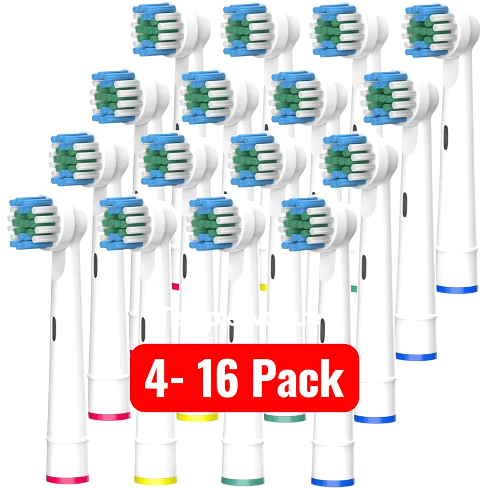 TEMPLE-VOGUE Electric Toothbrush Heads Compatible With Oral B Braun Replacement Brush Head