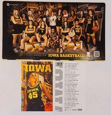 2025-2026 IOWA HAWKEYES Women's Basketball Team Magnet & Pocket Schedule
