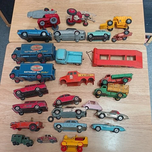 Lesney Dinky Corgi Vintage Die Cast Toy Job Lot play warn bundle