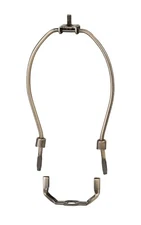 B&P Lamp Antique Brass Lamp Harps