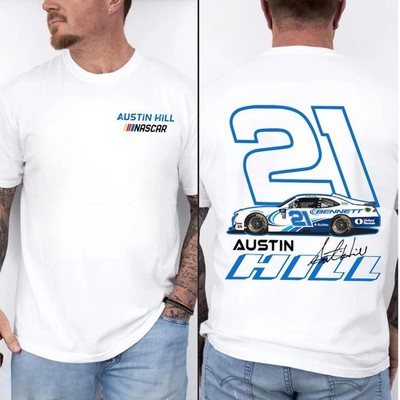 Austin Hill #21 Racing Shirt, NASCAR Driver Tee, Motorsport T-Shirt Sweatshirt H