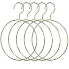 5 Pcs Belt Hanger Scarf Hangers Wardrobe Gold Round Circle for Scarves