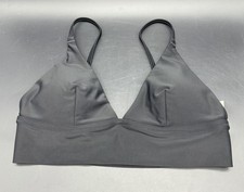 Aerie Triangle Bikini Top Black Adjustable Straps Womens Size Medium M NWT
