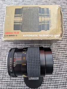 Pentax K fit 135mm f2.8 Telephoto Lens, Clear Optics but STUCK OPEN AT f2.8