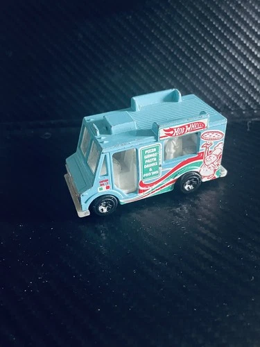 Vintage 1983 Hot Wheels QUICK BITE Italian Pizza Van Pasta Drinks Fast Food  VGC