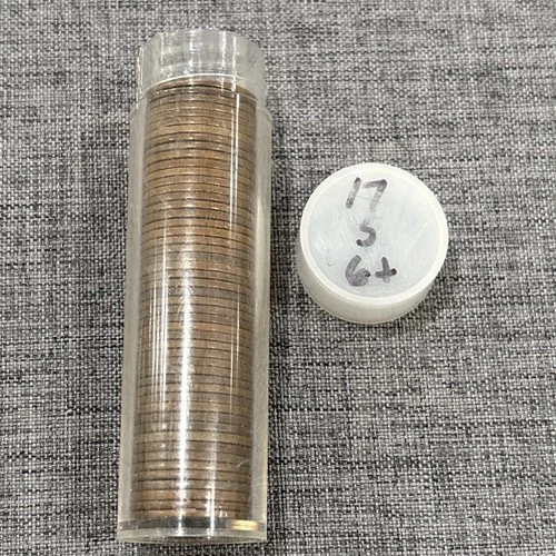 Roll Of (50) 1917 S Lincoln Cents Uncleaned Problem Free Coins Good Or Better